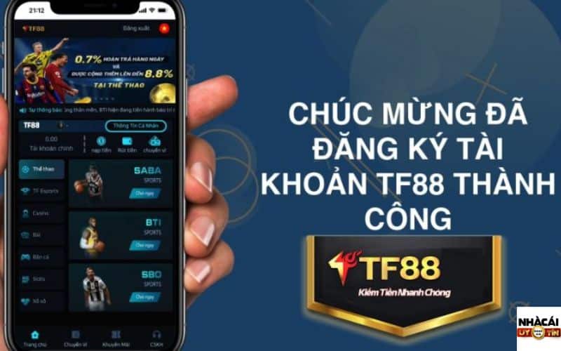 Lưu ý khi đăng ký TF88