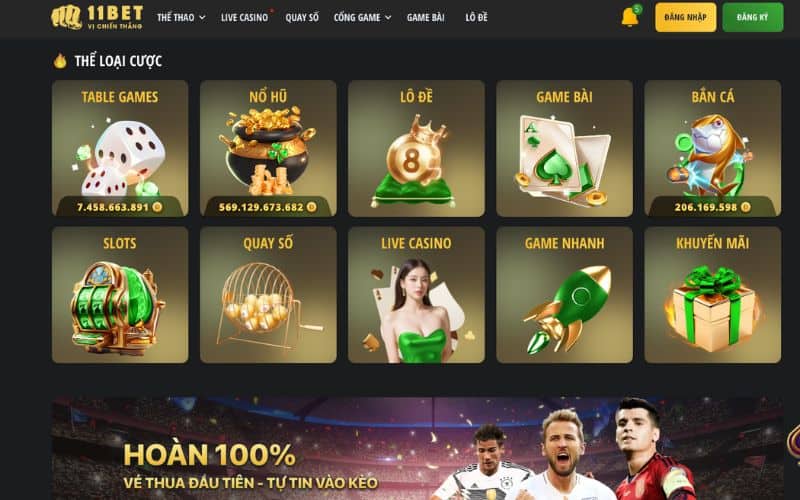 Nhà cái 11bet có uy tín không