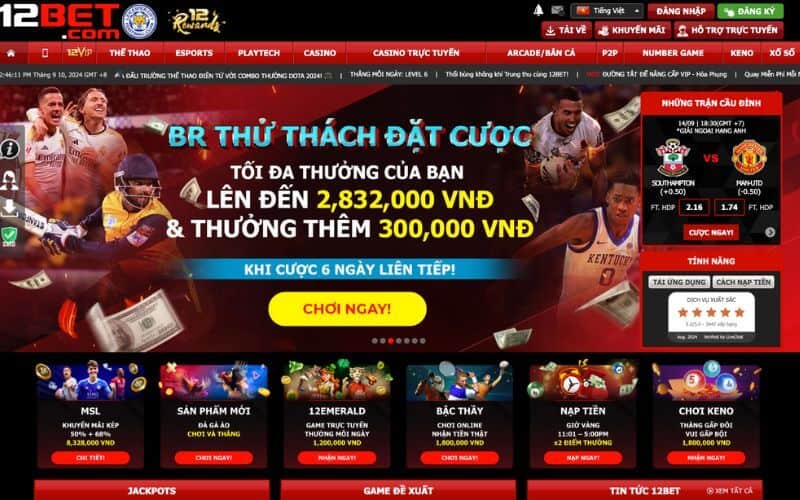 Giới thiệu nhà cái 12bet