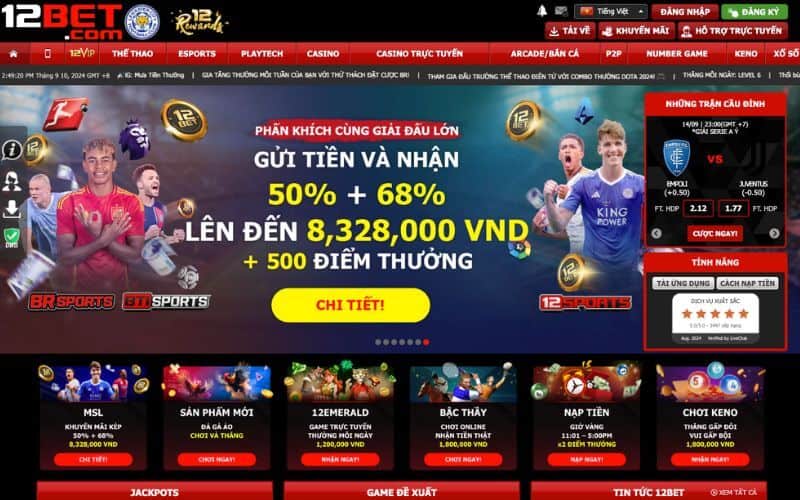 Nhà cái 12bet có uy tín không