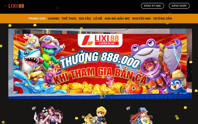 Khuyến mãi nhà cái Lixi88 tặng 88k miễn phí