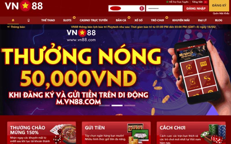 VN88 tặng 50k